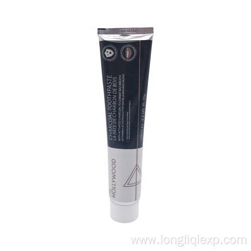 Wholesale 125ml organic charcoal teeth whitening toothpaste